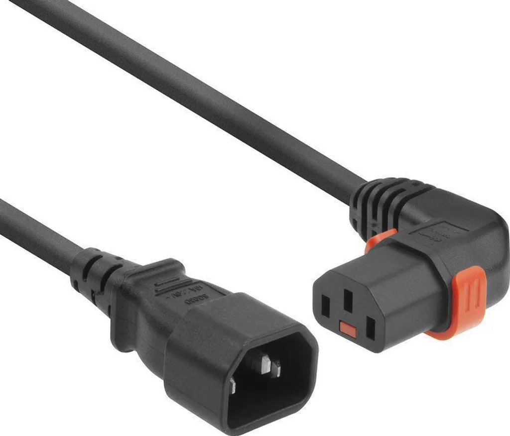 Cavo Alimentazione ACT AK5274 2m C13 a C14 Nero per Server e PDU - 1