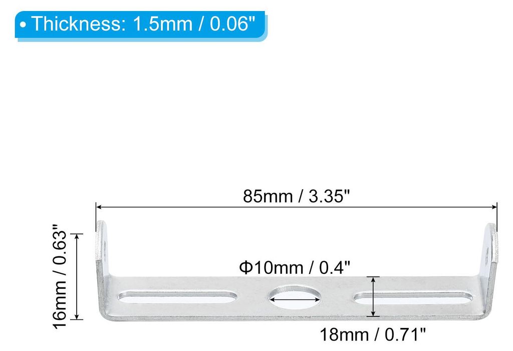 85mm Lampenhalterung Decke Kit 2 Set Deckenhalterung Lampe Stahl Querleiste fš¹r Haus Bš¹ro H?ngeleuchte Wand mit Schraube Unterlegscheibe Mutter