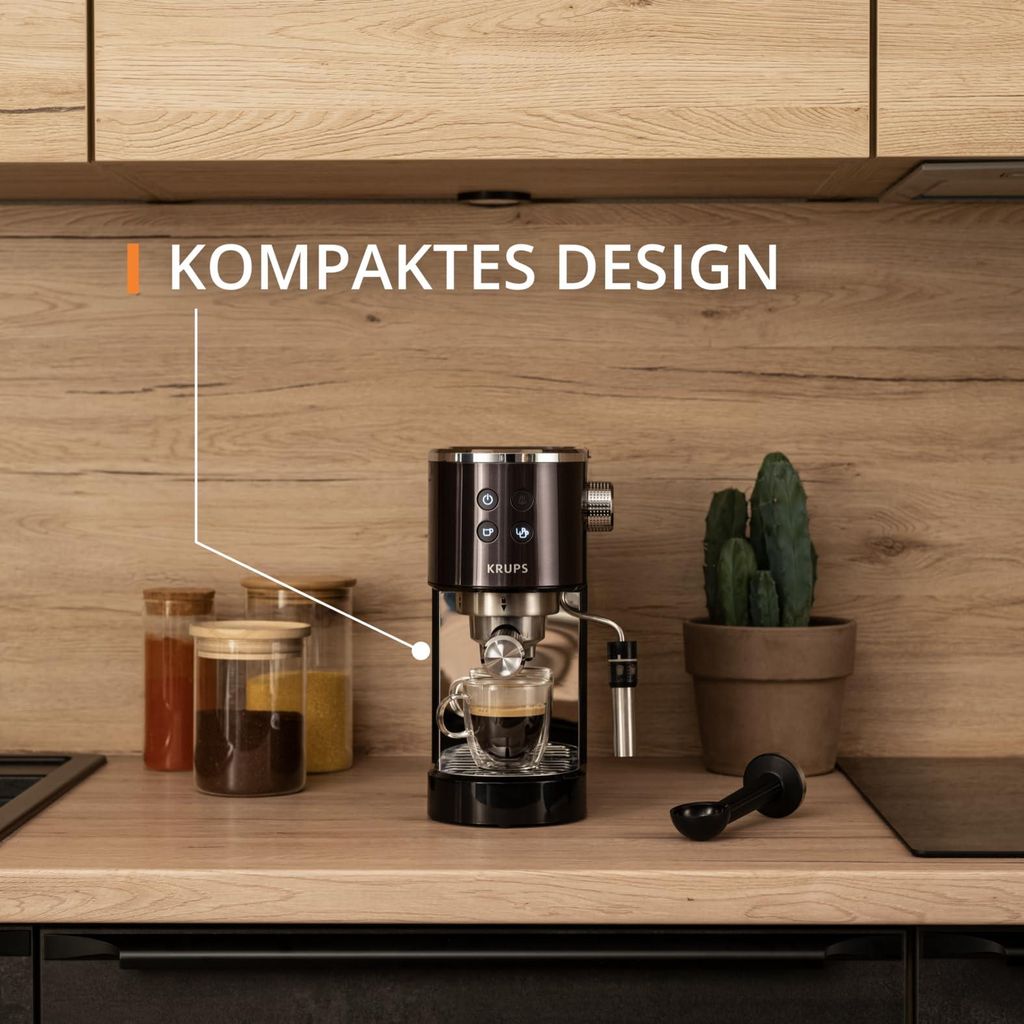 Krups XP 444G Virtuoso+ Espresso Siebträgermaschine