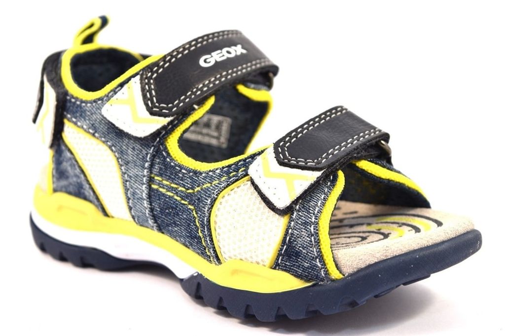 Geox Sandalen J Borealis Boy Denim Marine/Lime - 28