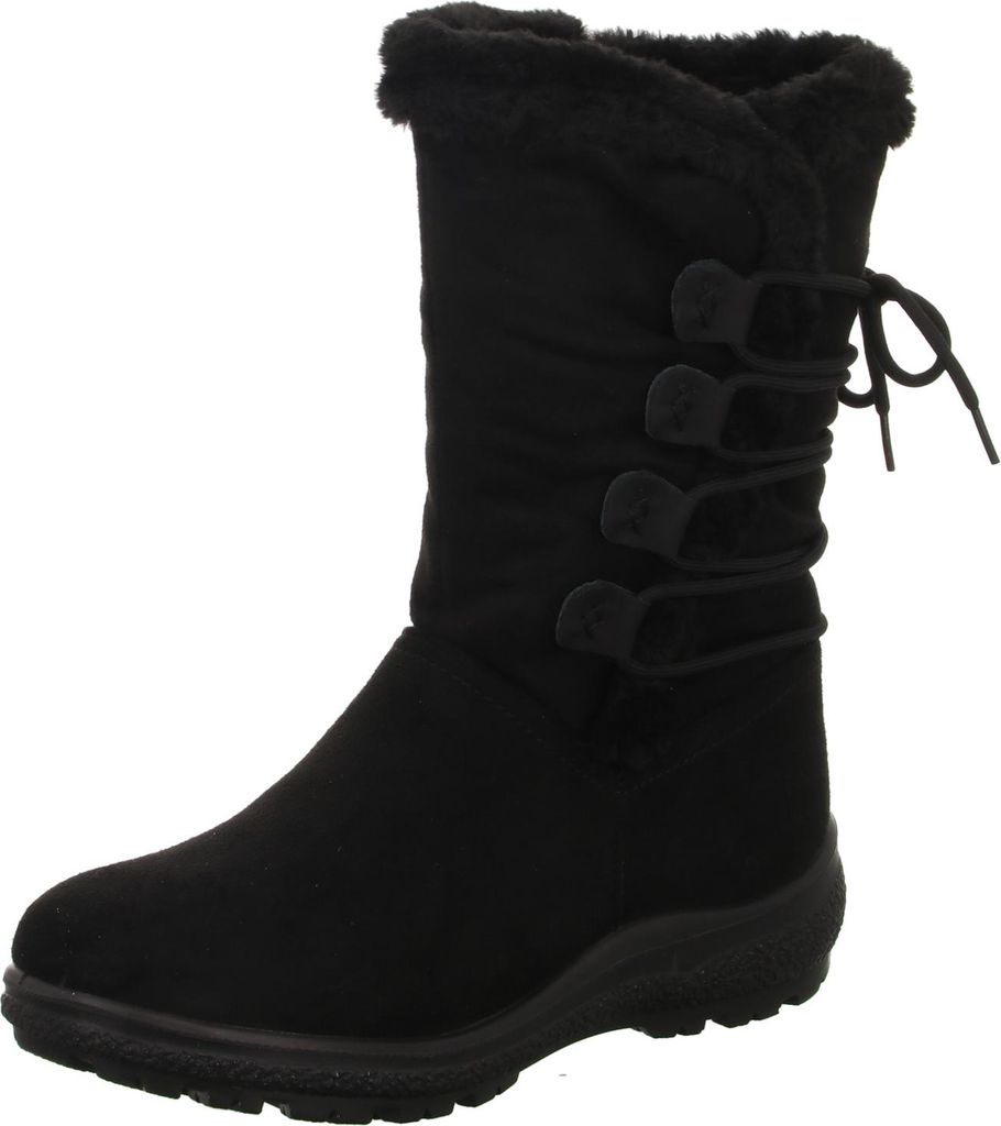 Donna Andrea Damen-Stiefelette mit Warmfutter Schwarz, Produktbild 