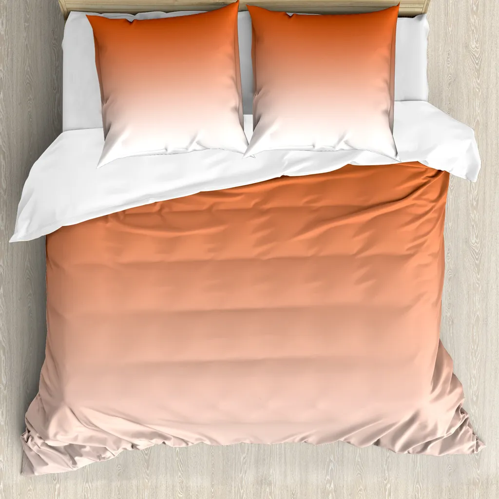 Copripiumino Moderno ABAKUHAUS 200x200 Arancione Deserto Antiacaro