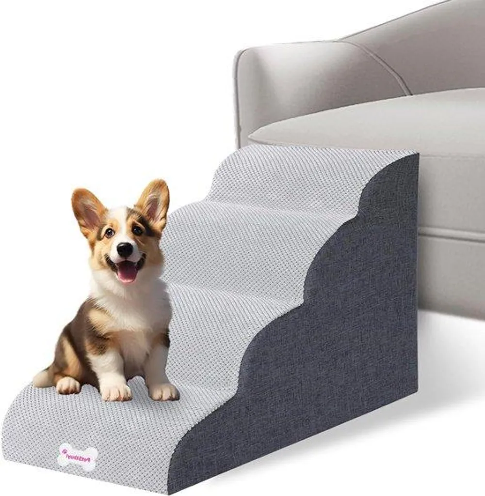 Escalier pour petit chien aide à monter sur le lit, mousse de 50 cm