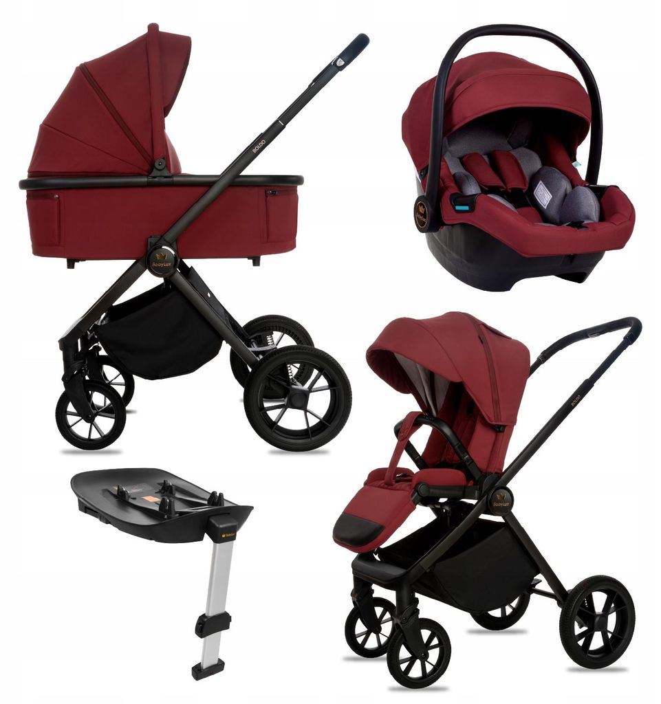 Babylux® Kočárek 4v1 Set BOLDO, Skládací A Lehký, Obrázek produktu 