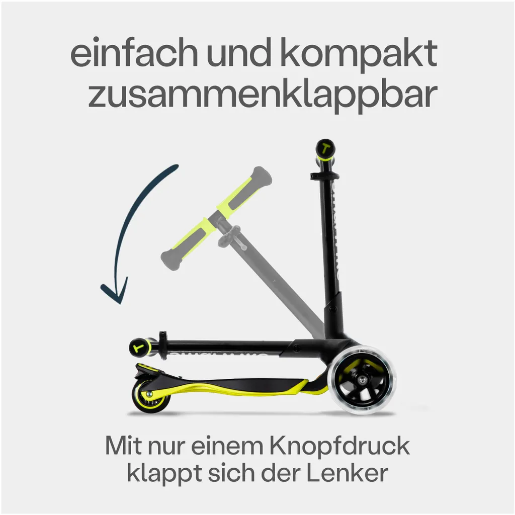 Trottinette enfant durable smarTrike Xtend Lime - Ne changez plus de modèle - 14