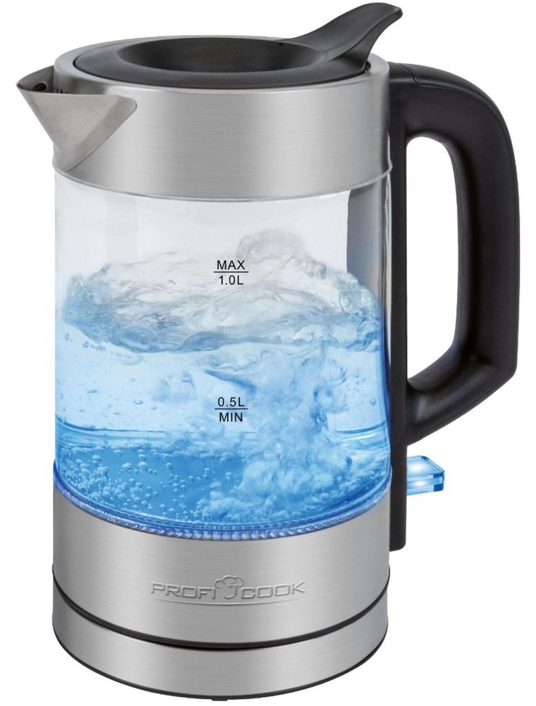Clatronic Glas-Wasserkocher 1.0l PC-WKS 1229G Produktbild 