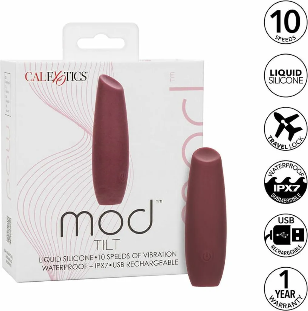 Stimolatore Mod Tilt Rosso - Vibratore Ergonomico 10 Funzioni | Shop Online