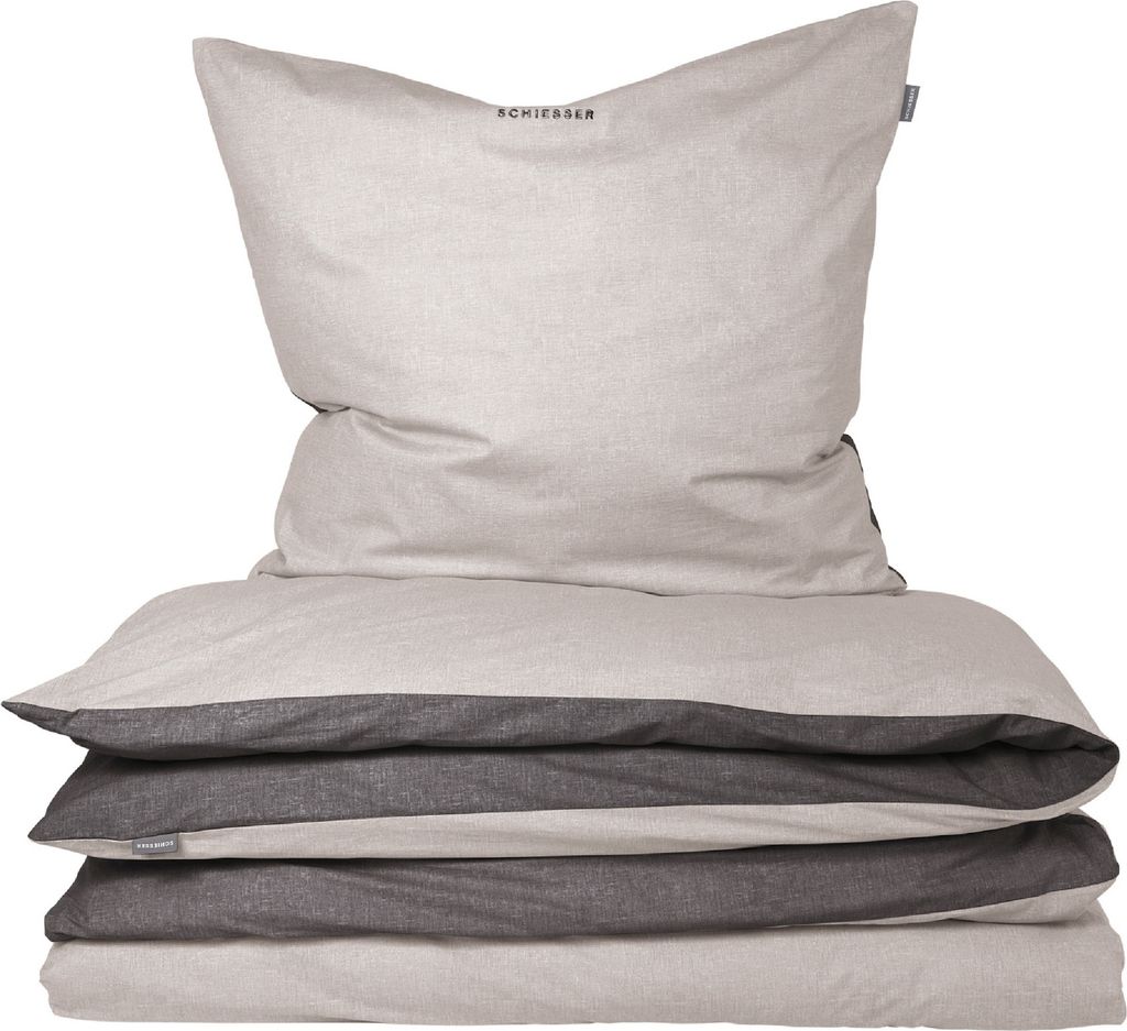 Schiesser Bettwäscheset Doubleface | 2-teilig | Zweifarbig Produktbild 