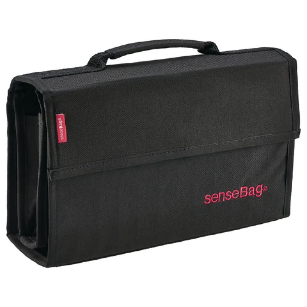 transotype senseBag 72 Portafoglio Nero per Marker - Custodia Professionale