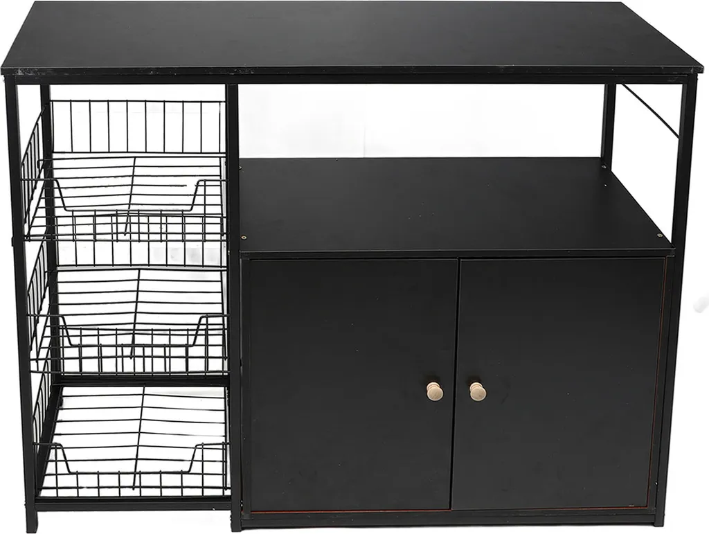 Meuble Cuisine Gain de Place 100x30cm pour Organiser Casseroles et Plats