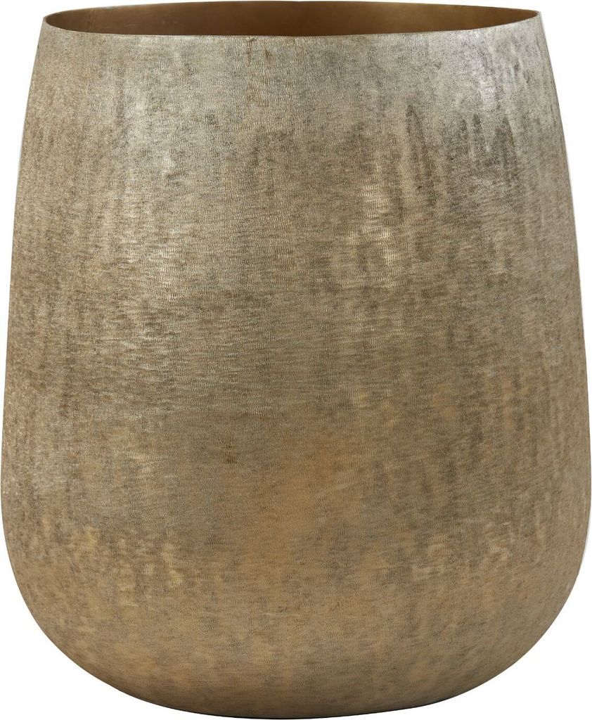 Light & Living - Blumentopf Genoli - Gold - Ø39cm Produktbild 