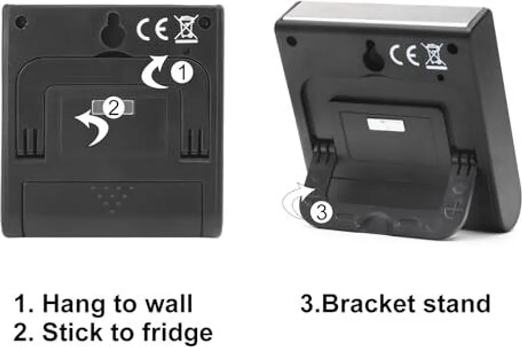 Timer Da Cucina Digitale Magnetico - Doppio Pack Con Display LCD