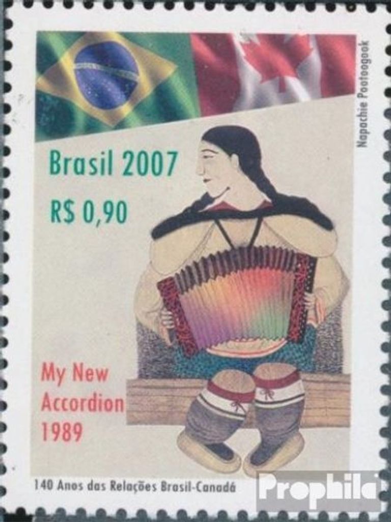 Briefmarken Brasilien 2007 Mi 3494 (kompl.Ausg.) postfrisch Produktbild 