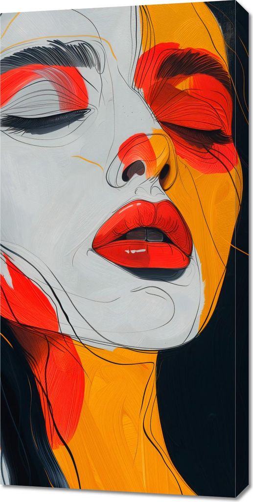 Bild 50x100cm Verstreutes Nachdenken