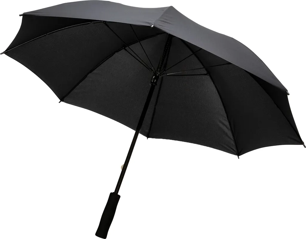 XD Collection - Ombrellone "Impact Aware" in rPET (polietilene tereftalato riciclato) XD745 (Taglia unica) (Nero)