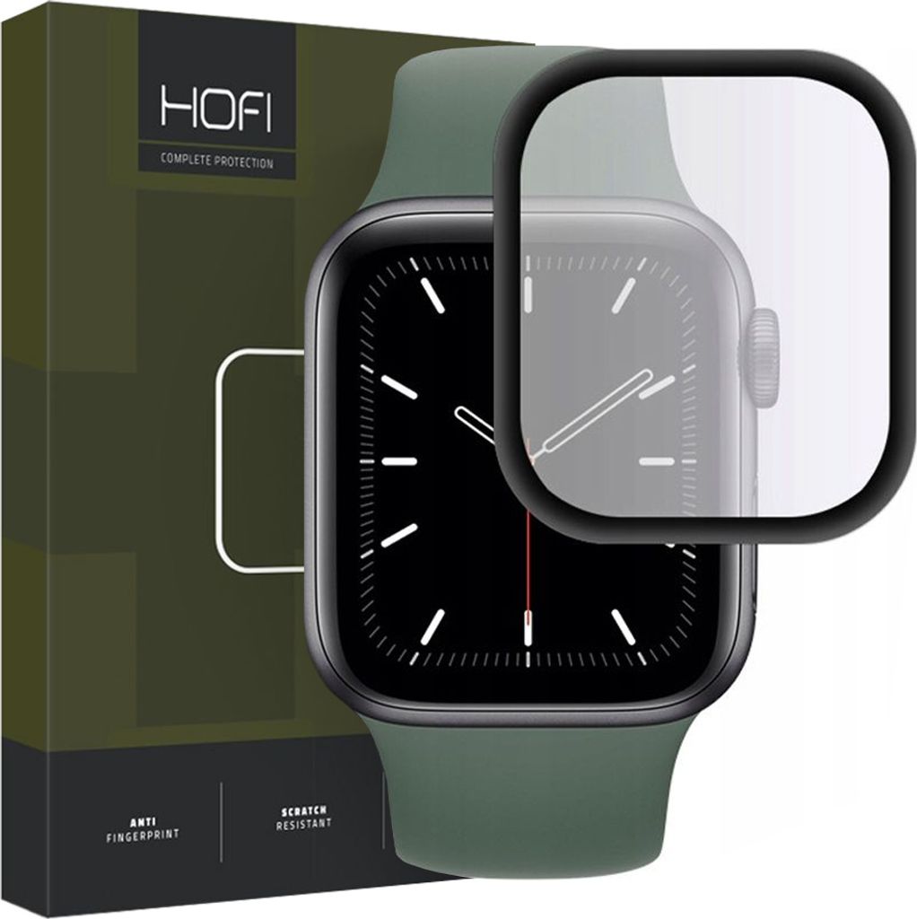Hofi Hybrid Glas Apple Watch 4 / 5 / 6 / Se (40Mm) Schwarz Produktbild 