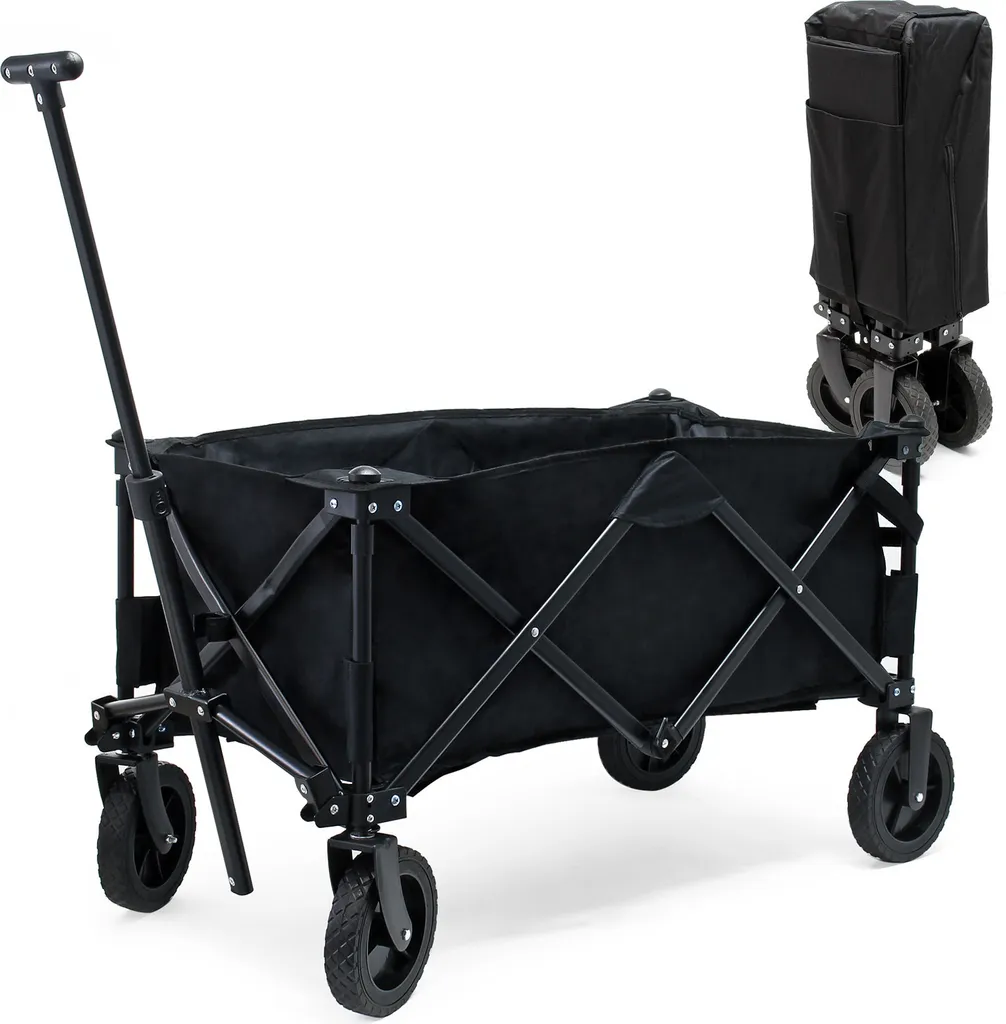 Chariot de plage pliant pour enfants et transport de matériel 60kg