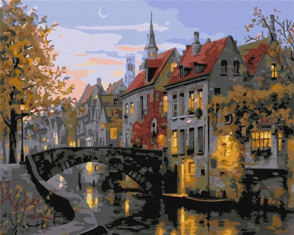 Malen nach Zahlen Brushme 40x50 Schloss Neuschwanstein