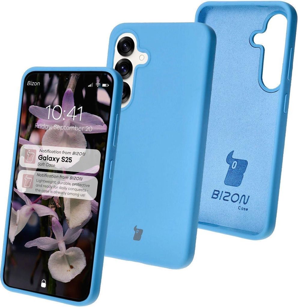 Bizon Soft Case Samsung Galaxy S25 marineblau