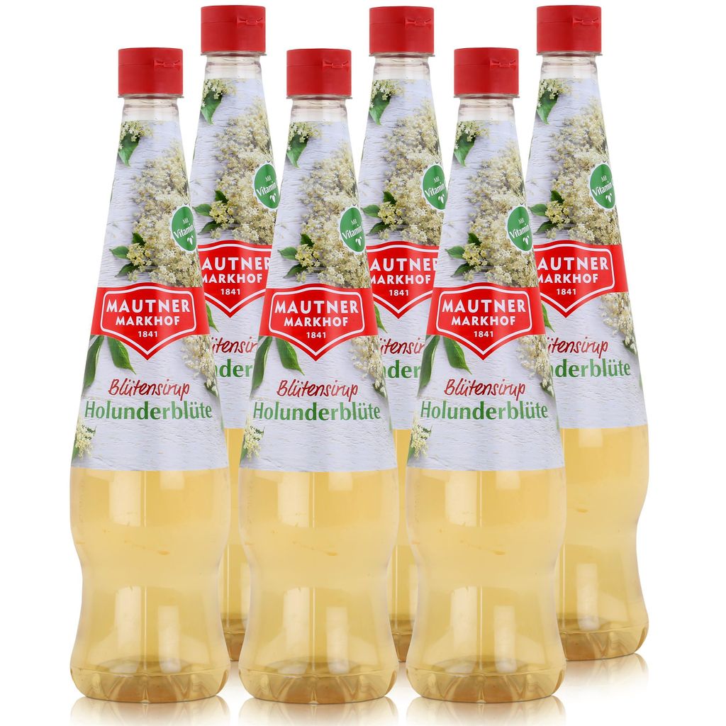 Mautner Getränkesirup Holunderblüte 0,7L - Softdrink, Produktbild 