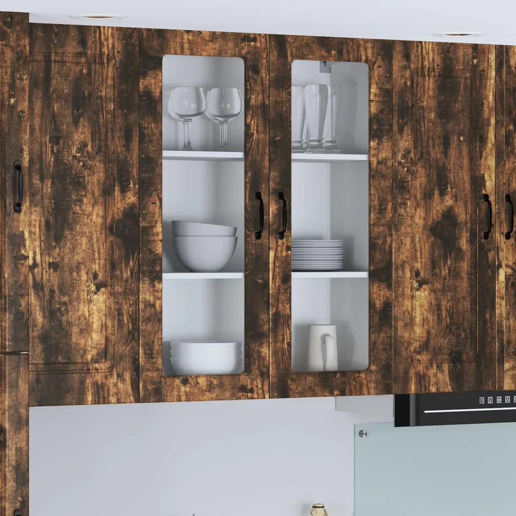 vidaXL Mobile Pensile Rovere Fumo 80 cm | Qualità per la Tua Cucina
