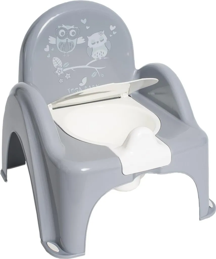 Apprendre la Propreté avec le Pot Hibou Gris Tega - Confort Bébé