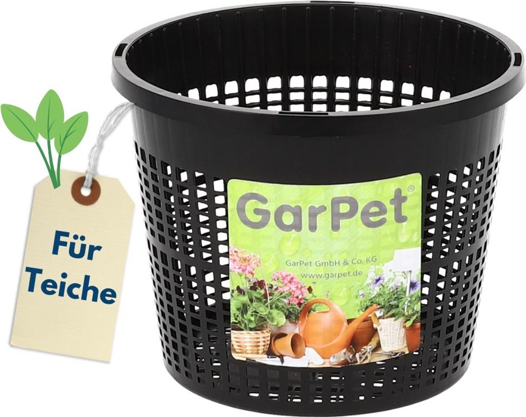 Pflanzkörbe Rund 13 cm Körbe Wasserpflanzen Teichpflanzkorb Produktbild 