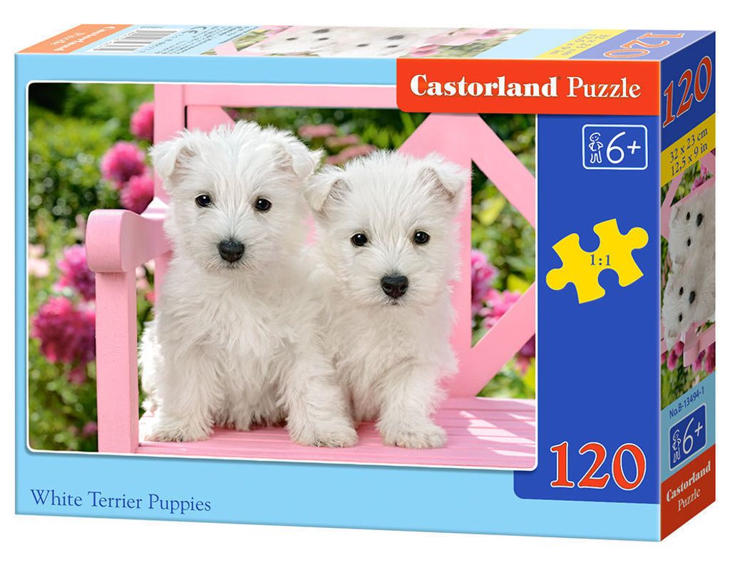 Puzzle mit 120 Teilen: Terrier-Welpen 13494