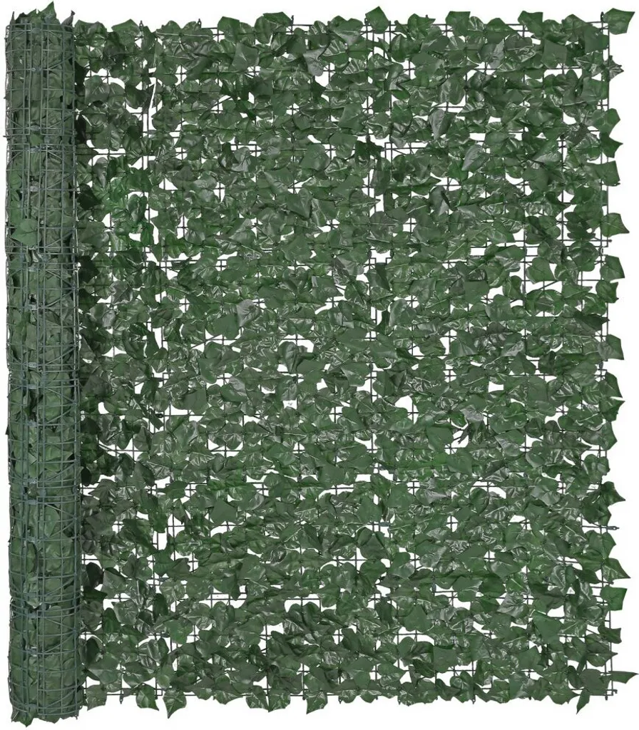 Haie Artificielle en Lierre Vert - Panneau Décoratif Extérieur 150x249cm