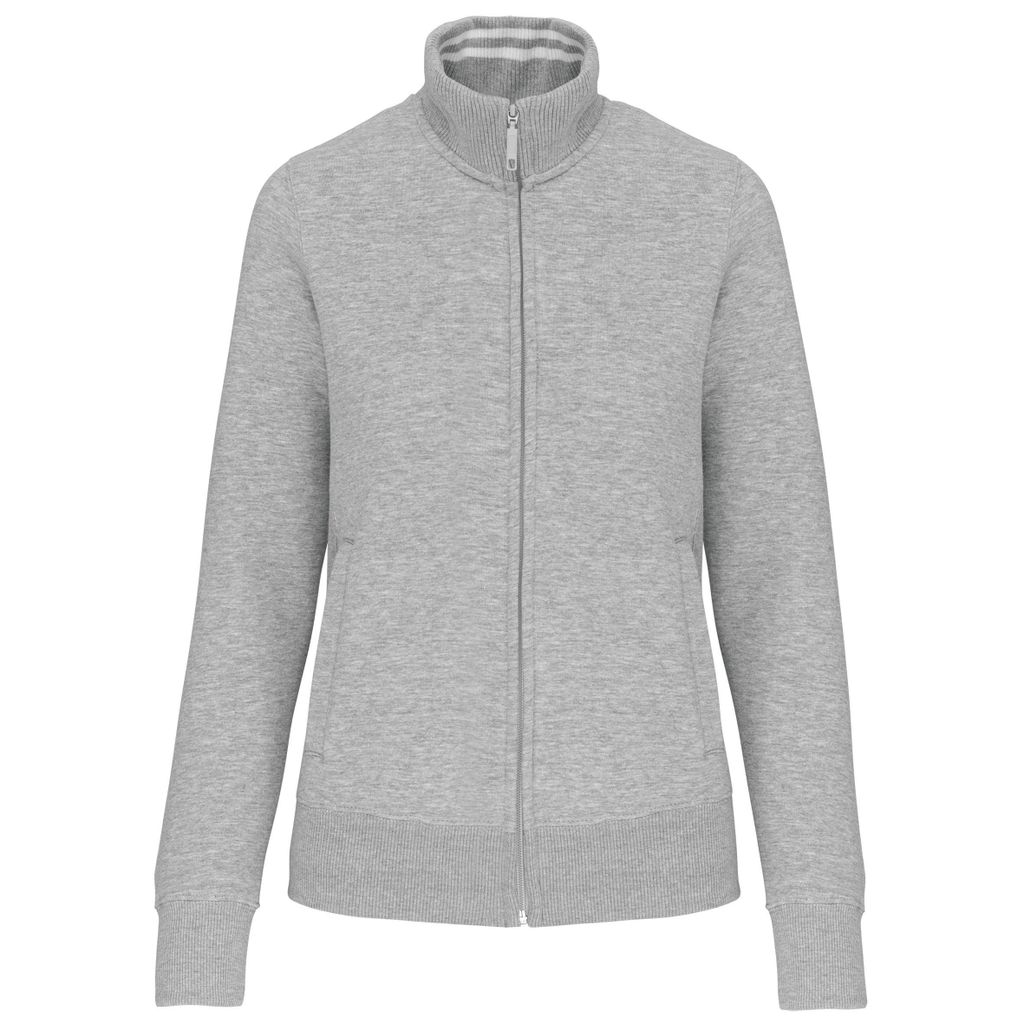 Kariban Damen Fleece-Sweater mit Zip