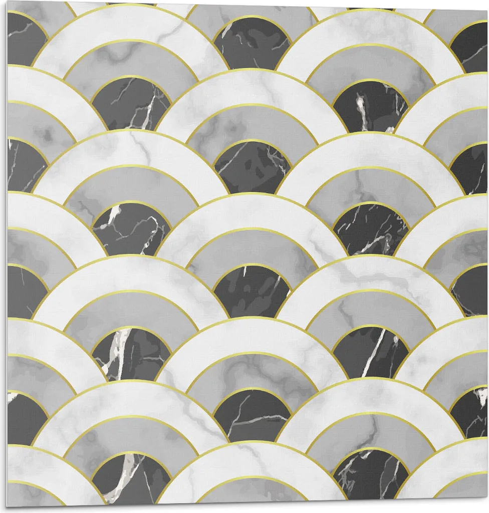 Piastrelle autoadesive - Piastrelle autoadesive - Piastrelle in PVC - Piastrelle in vinile - Piastrelle autoadesive 3D - Adesivi per piastrelle autoadesivi - Piastrelle per cucina e bagno - 4 pezzi 50 x 50 cm