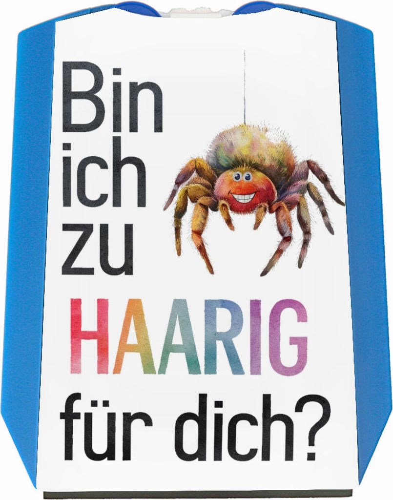 Fröhliche Spinne - Bin ich zu haarig Parkscheibe