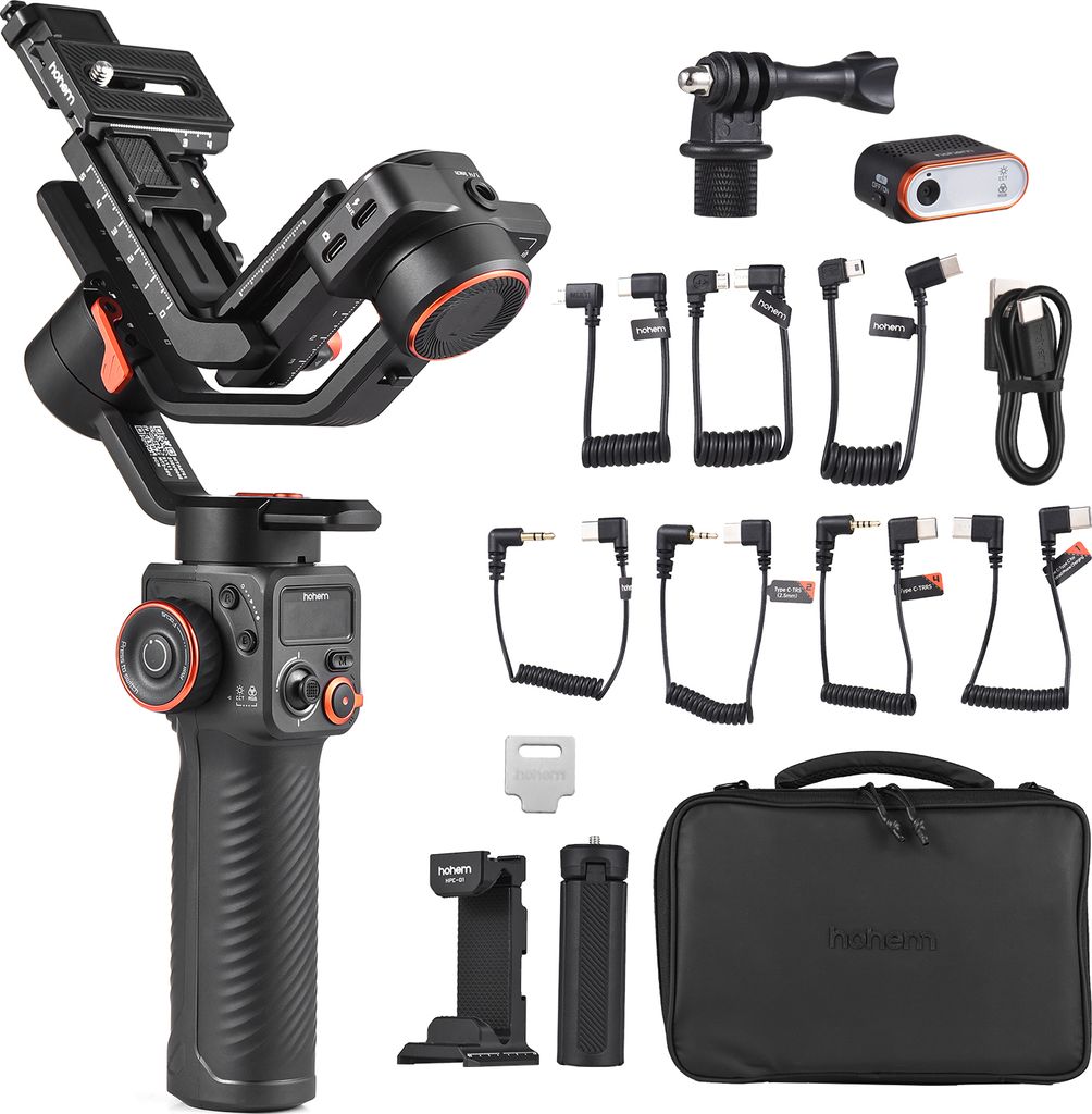 Hohem iSteady MT2 Kit 3-Achsen-Kamerastabilisator Gimbal-Stabilisator fuer Smartphone 1,2 kg Nutzlastunterstuetzung BT-Verbindung mit AI Vision Sen...