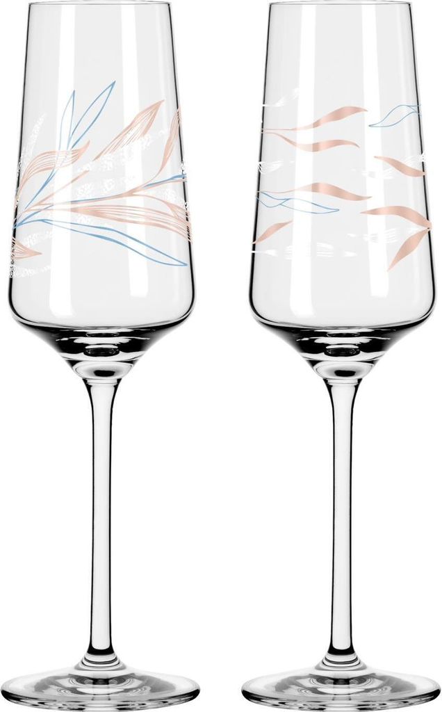 Ritzenhoff SPARKLE 2er Set Sektglas, Proseccoglas #09 & #10 Ana Vasconcelos 2023