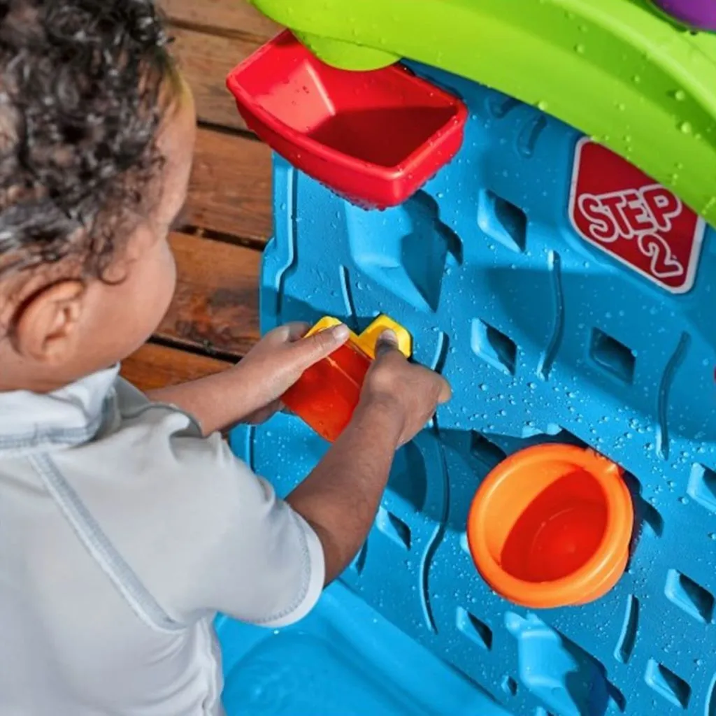 Mur d'eau Step2 Little Explorer avec 13 accessoires et parcours modulable - 11