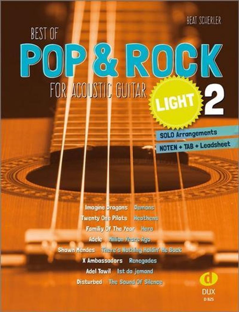 Best of Pop & Rock light for Acoustic Guitar vol.2für Gitarre/Tabulatur