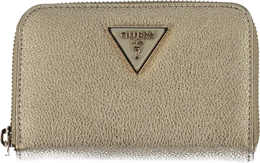Portefeuille tout-en-un zippé Guess | Compagnon femme métallisé