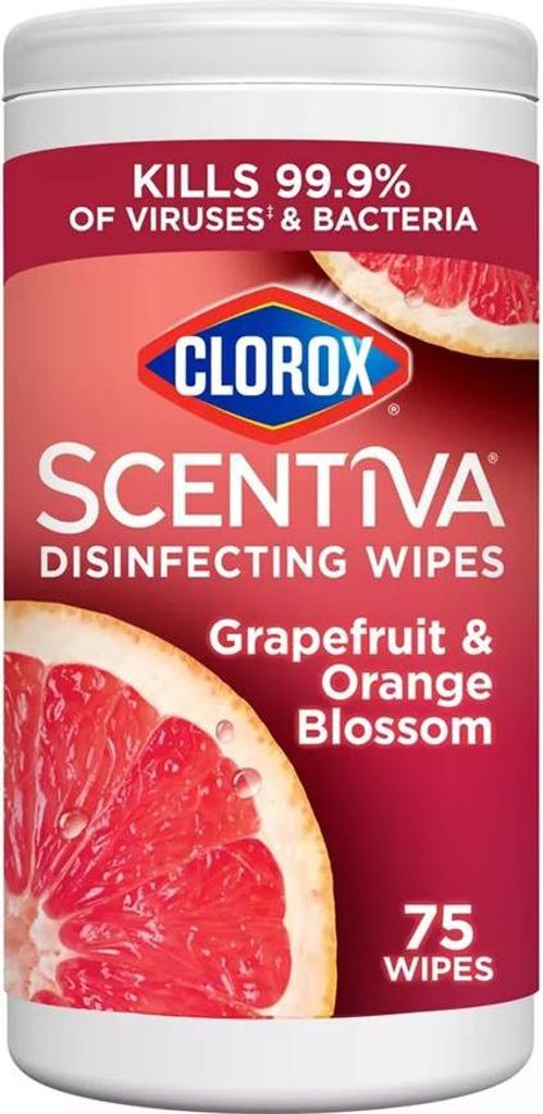 Clorox | Salviette disinfettanti - Pompelmo e fiori Immagine del prodotto 