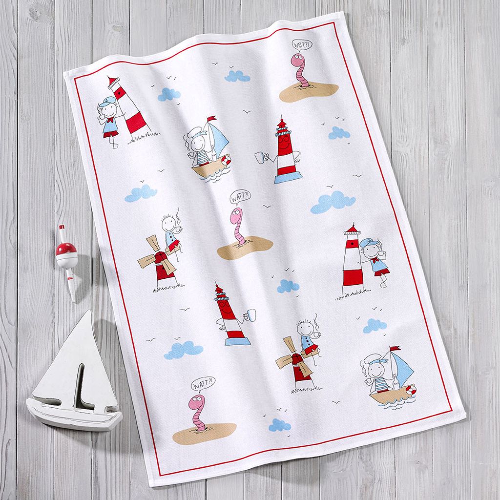 GRatka Waffel-Geschirrtuch - Saugstarkes Küchentuch 41x66 Cm