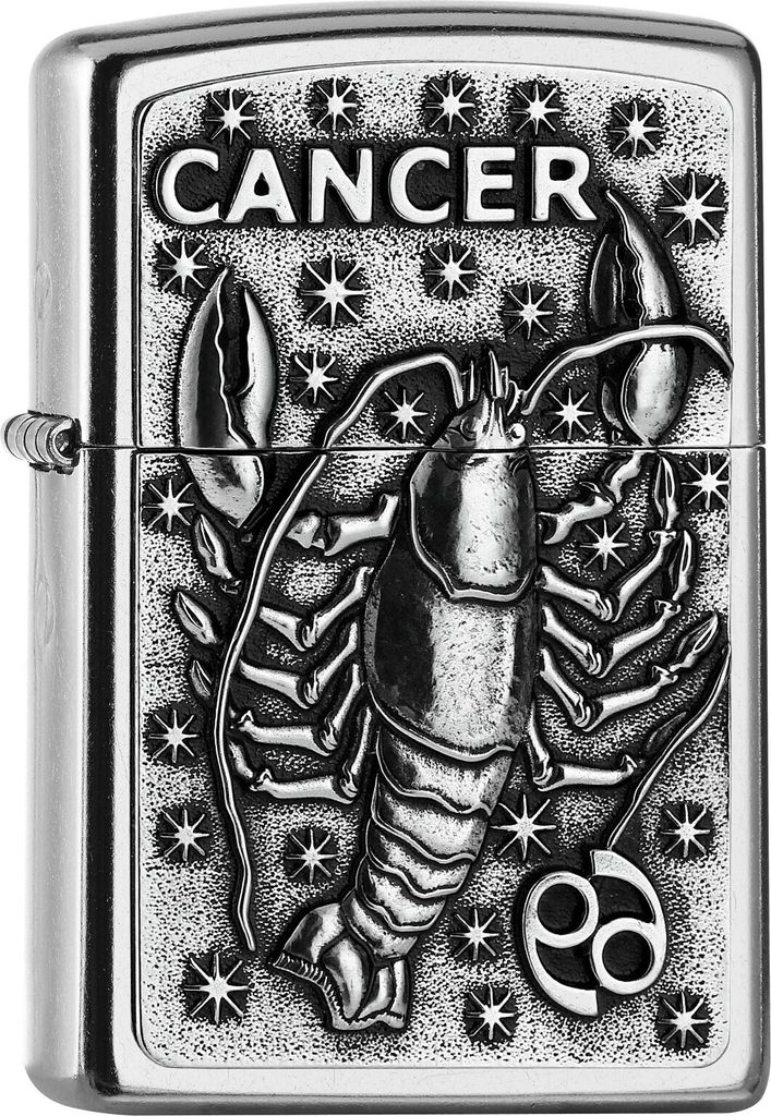 Zippo accendino antivento segno zodiacale Cancro Cancer Immagine del prodotto 