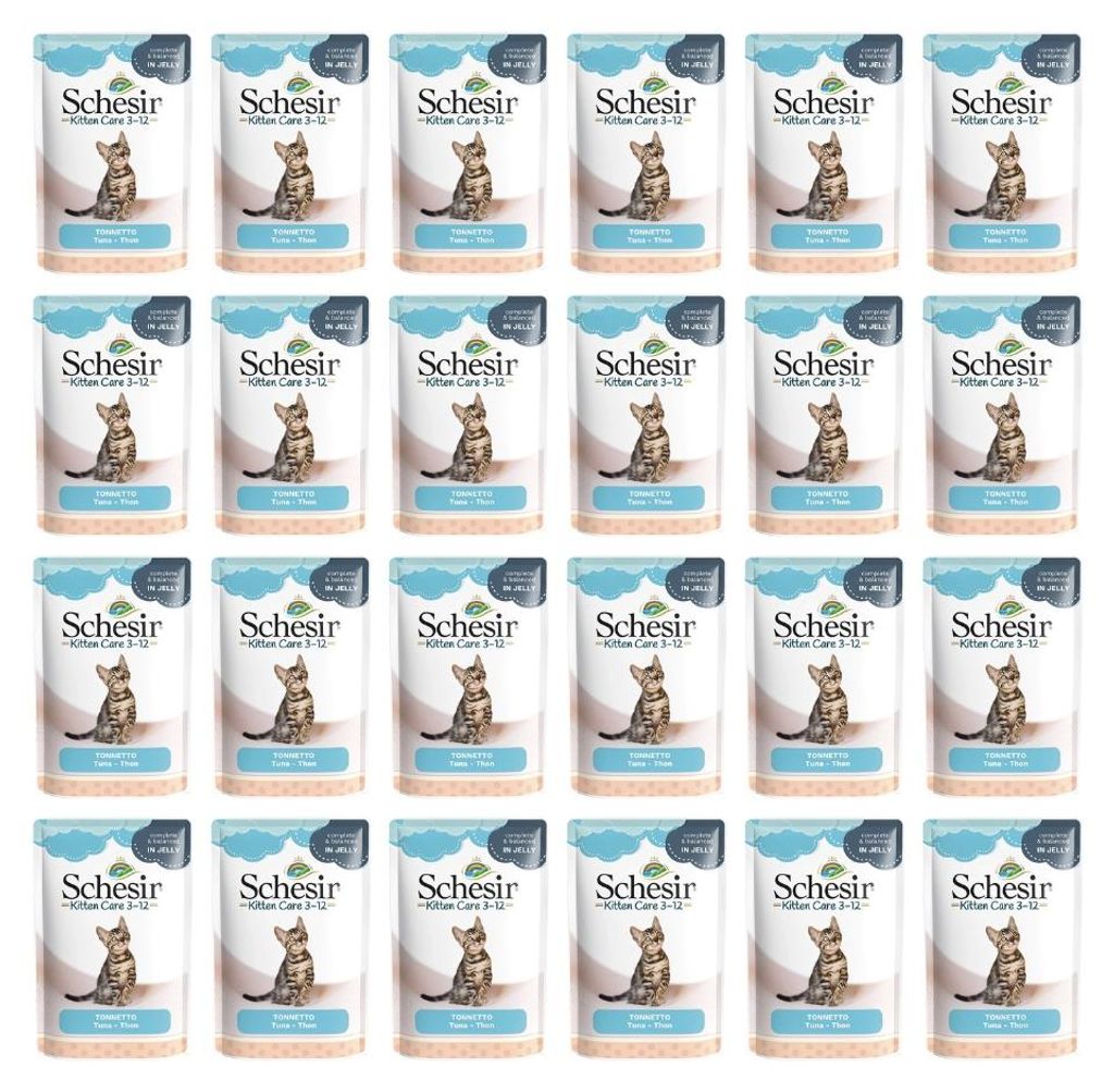 SCHESIR Tonijn in gelatine – Natvoer voor kittens – 85 g Productafbeelding 