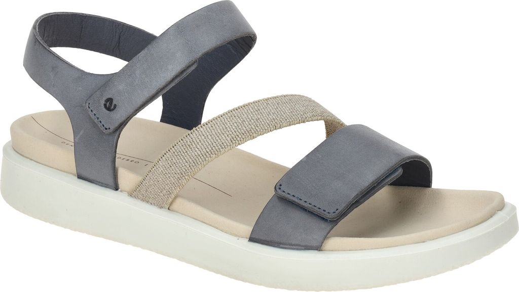 Ecco FLOWT Damen Sandalette - Riemchen Sandalen blau Produktbild 