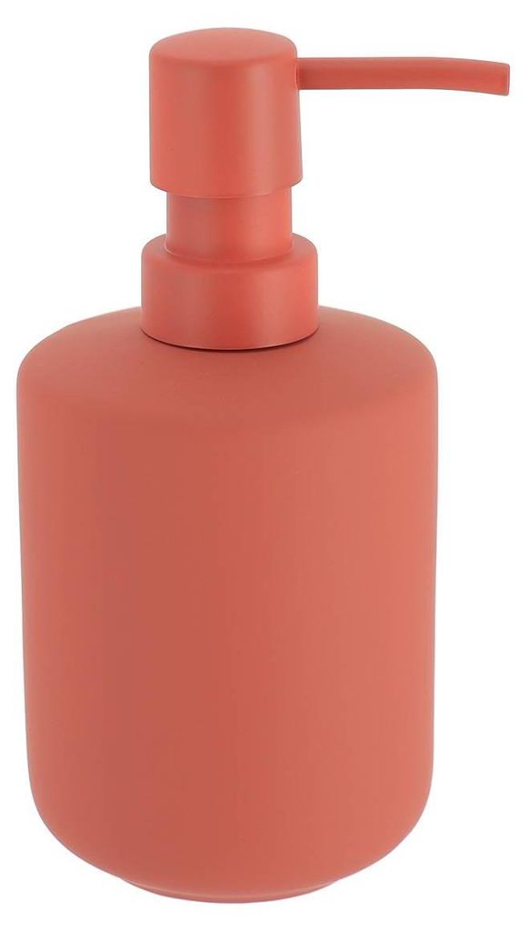 Seifenspender aus steinzeug mit rubbereffekt 400 ml - terracotta - Tendance