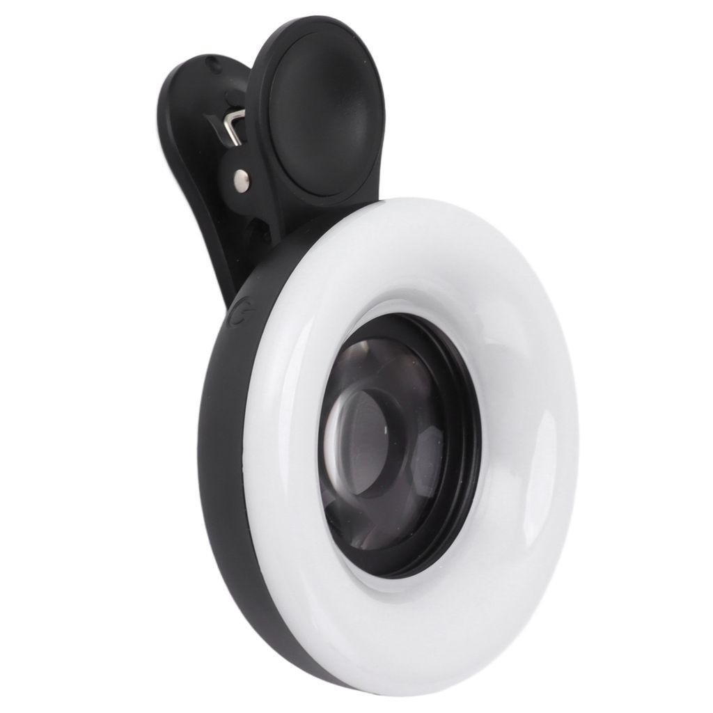 Telefon Kamera Makro-Objektiv,Telefon Mini Clip Ring Licht,Telefon Clip auf Ring Licht,Telefon Ring Fill Light Objektiv,Telefon Objektiv Ring Licht...