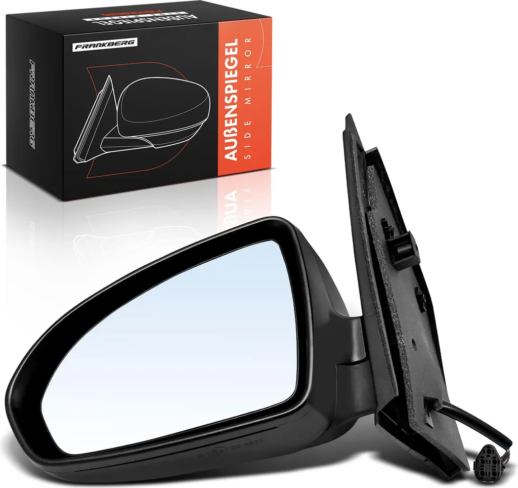 Rétroviseur gauche Frankberg pour Smart 451 0.8L 1.0L noir résistant