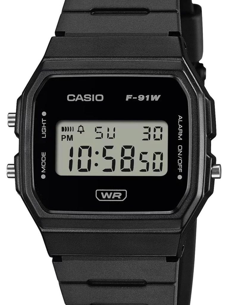 Casio F-91WB-1AEF Orologio Digitale Vintage Unisex Nero Immagine del prodotto 