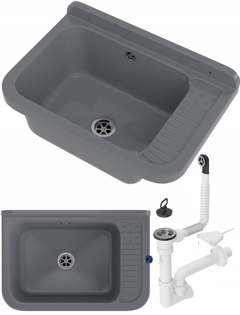 Granitan - Waschbecken - Spülbecken 50,8x33,8 cm - Spüle Produktbild 