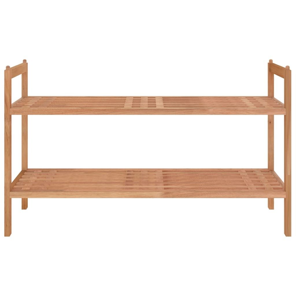 "2026 Aktion"Schuhregal - Schuhschrank/Flurschuhregal Skandinavisch - Schuhkommode - 69x27x41 cm Massivholz Nussbaum DEMöbel 6672490