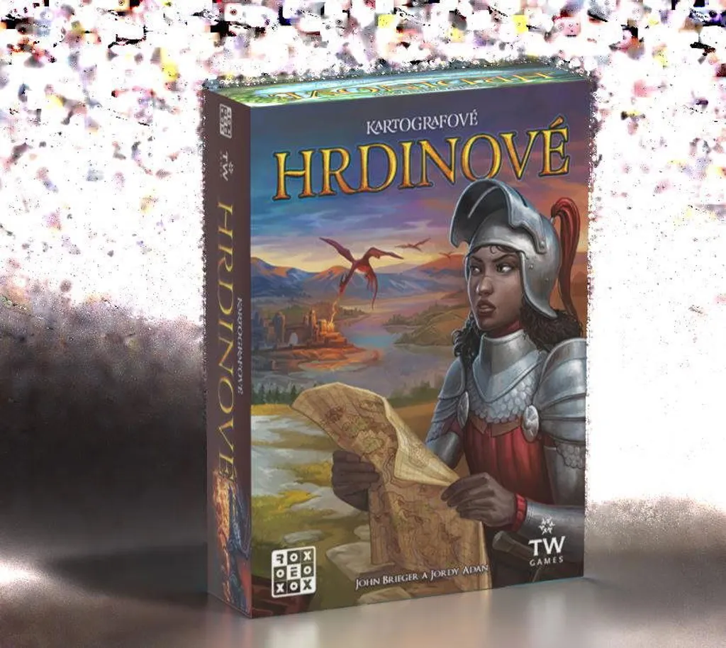Jeu de cartes Les Cartographes Héros pour soirées de stratégie ludique
