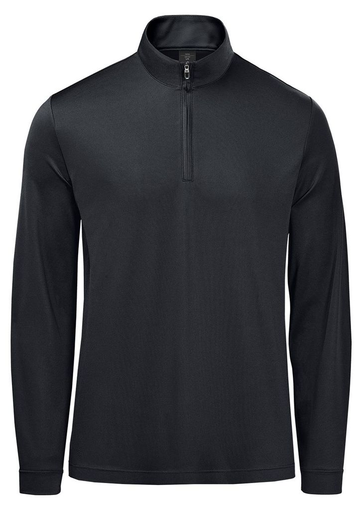 Stormtech - "Monterey" Sweatshirt für Herren, mit kurzem Reißverschluss RW11353 (4XL) (Schwarz)
